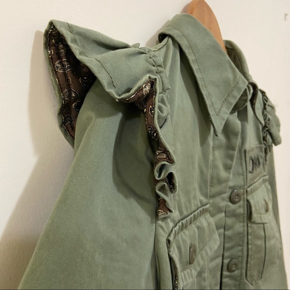 Marc Jacobs Ruffled Shoulder Military Jacket - Picture 6 of 11